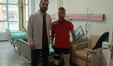 Dinarsporlu Ramazan Demir’e başarılı ameliyat