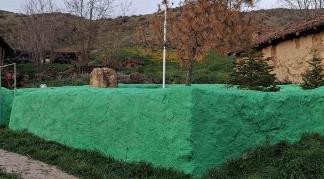 Eşankara Dede türbesinde bakım çalışmaları