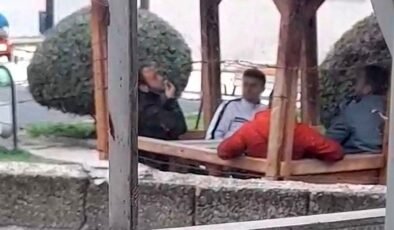 Eskişehir’de çocuk parkında aileleri tedirgin eden görüntüler