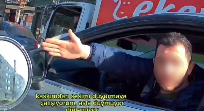 Eskişehir’de seslerin yükseldiği gergin trafik tartışması kamerada