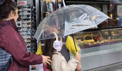 Eskişehir’de yağmur etkisini gösterdi