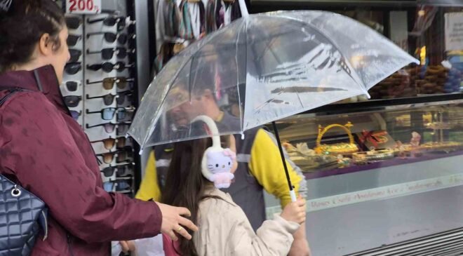 Eskişehir’de yağmur etkisini gösterdi