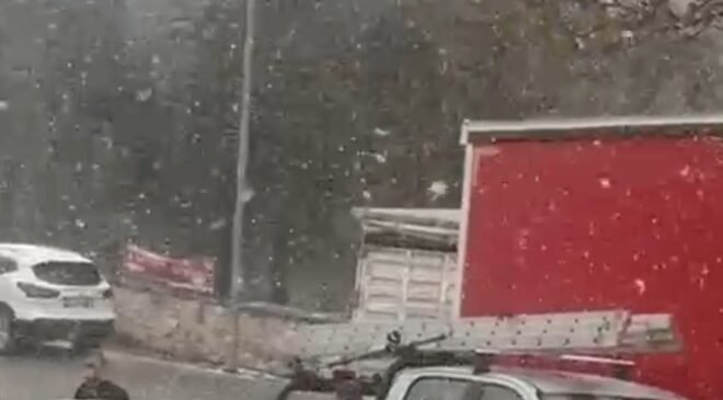 Eskişehir’e nisan ayında kar sürprizi