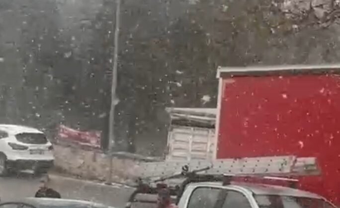 Eskişehir’e nisan ayında kar sürprizi