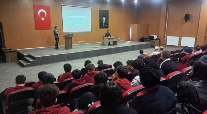 Hisarcık 15 Temmuz Şehitleri Anadolu Lisesi’nde “İklim Değişikliği” Konferansı