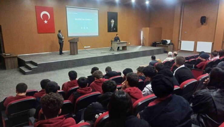 Hisarcık 15 Temmuz Şehitleri Anadolu Lisesi’nde “İklim Değişikliği” Konferansı