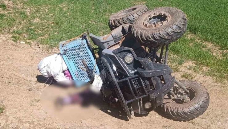 Hisarcık’ta devrilen ATV’in altında kalan kadın hayatını kaybetti