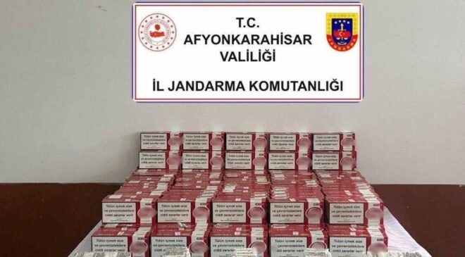 Jandarmadan kaçak makaron operasyonu