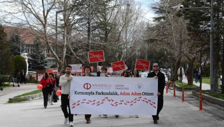 Kampüste “Otizm İçin Kırmızı Kampüs Yürüyüşü”