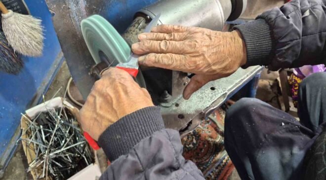 Kurban Bayramı için bıçak bileme işlemleri başladı