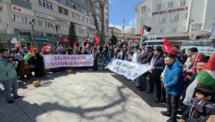 Kütahya’da İsrail’in Filistinli esirleri hedef alan idam cezası yasasına tepki