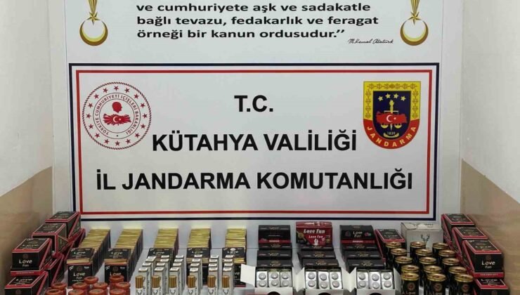 Kütahya’da kaçak cinsel ürün operasyonu, 753 adet ürün ele geçirildi