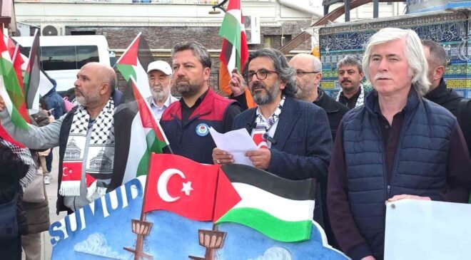 Kütahya’da Sumud Filosu’na yapılan saldırıya tepki