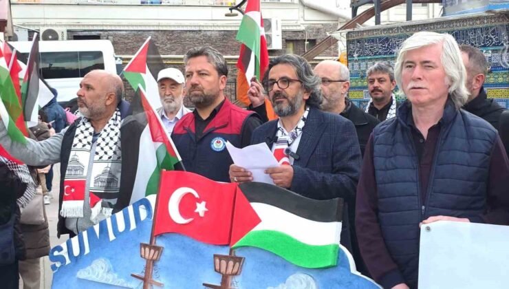 Kütahya’da Sumud Filosu’na yapılan saldırıya tepki