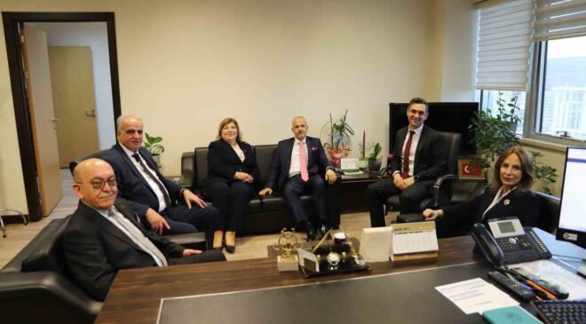 KUTSO Heyeti, Tarım Havzaları Daire Başkanı Dr. Emre Yeniay’ı ziyaret etti