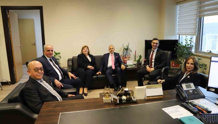 KUTSO Heyeti, Tarım Havzaları Daire Başkanı Dr. Emre Yeniay’ı ziyaret etti