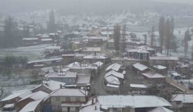 Mihalıcçık beyaza büründü