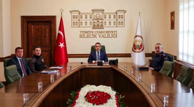 Okullara yönelik saldırılar sonrası Bilecik’te güvenlik tedbirleri masaya yatırıldı