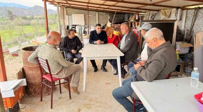 Orman yangınlarından etkilenen vatandaşların geçici barınma alanları incelendi