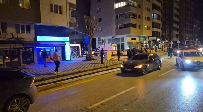 Otomobilin çarptığı bisikletli kadın yaralandı