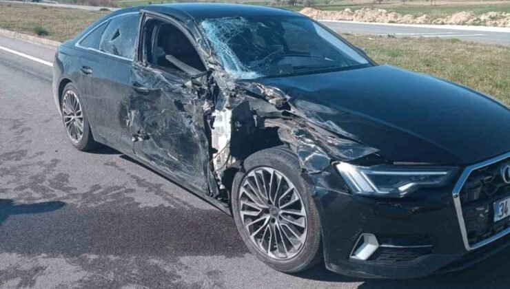 Otomobille patpat çarpıştı: 2 yaralı