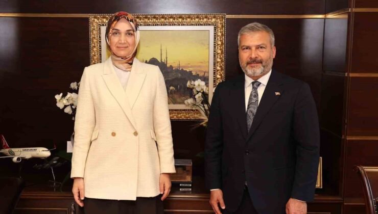 Rektör Adıgüzel’den Bakan Yardımcısı Kübra Güran Yiğitbaşı’na ziyaret