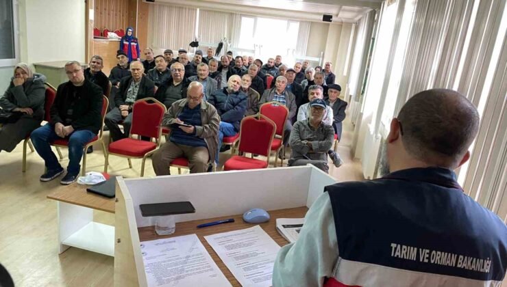 Tavşanlı’da üreticilere bitki koruma eğitimi