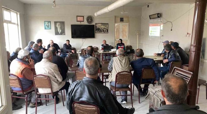 Tavşanlı’da üreticilere yönelik bilgilendirme eğitimi