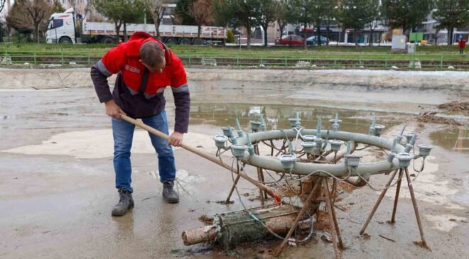 Uşak’ta parklar yaza hazırlanıyor