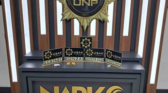 Uşak’ta uyuşturucu operasyonlarında gözaltına alınan 6 kişiden 5’i tutuklandı