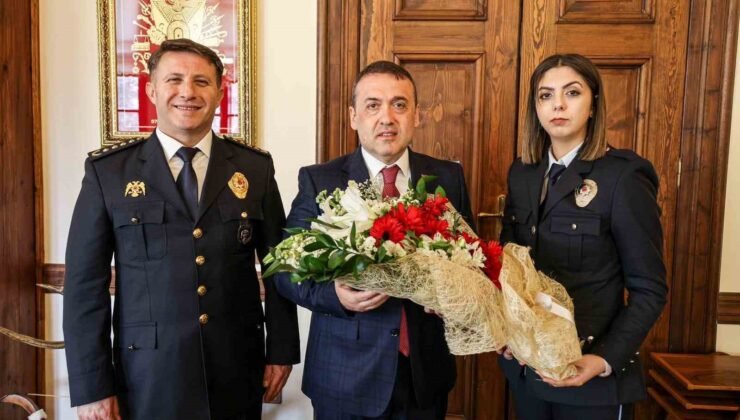 Vali Sözer, Polis Haftası dolayısıyla teşkilat mensuplarını kabul etti