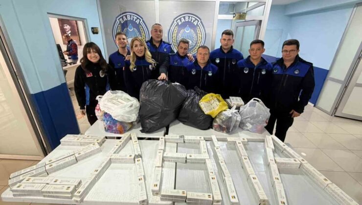 Zabıta ekipleri güzellik salonlarına yaptığı denetimde son kullanma tarihi geçen bin 500 ürüne el koydu