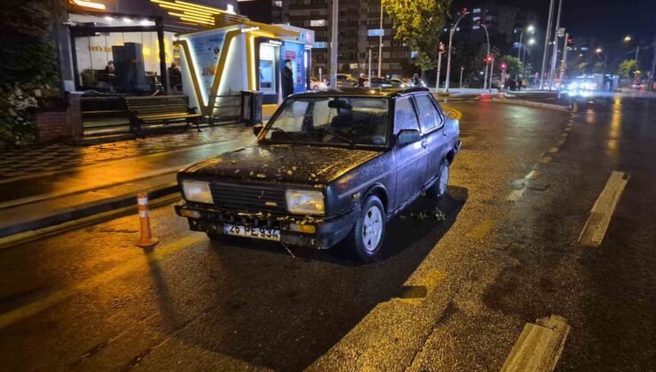 Alkollü sürücü idaresindeki araç duvara çarptı” ihbarı asılsız çıktı