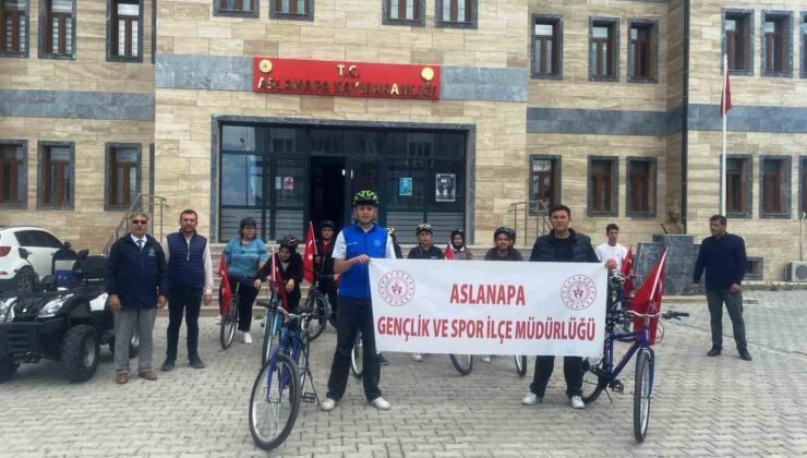 Aslanapa’da bisiklet turu düzenlendi