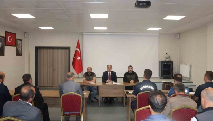 Aslanapa’da orman yangınlarıyla mücadele toplantısı