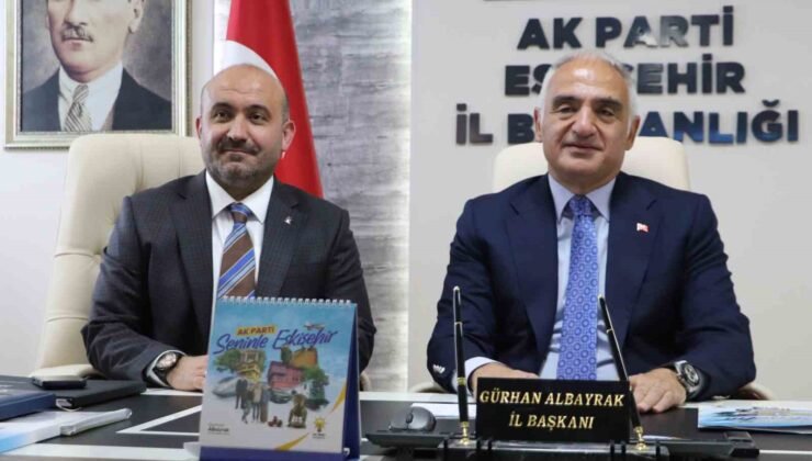 Bakan Ersoy’dan AK Parti Eskişehir İl Başkanlığı’na ziyaret