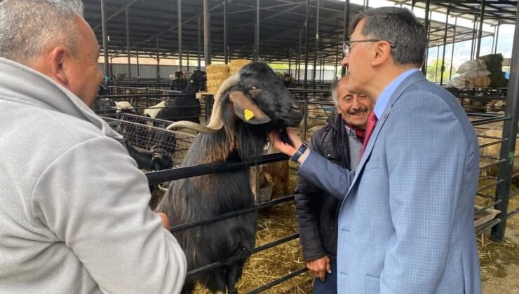 Başkan Eyüp Kahveci’den Kurban Pazarı ziyareti