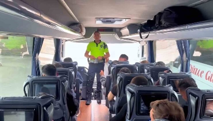 Bayram denetimlerinde emniyet kemeri uyarısı