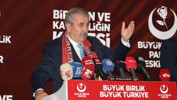 BBP Genel Başkanı Destici: “Böyle giderse, nüfusumuz 50 milyonun altına düşer”