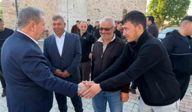 BBP Genel Başkanı Destici memleketinde vatandaşlarla bayramlaştı