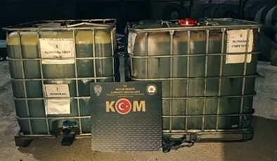 Bilecik’te bin 900 litre kaçak akaryakıt ele geçirildi