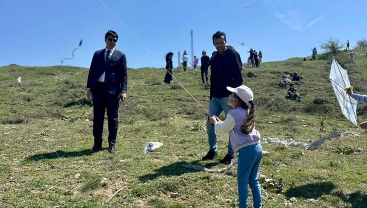 Bilecik’te gökyüzü uçurtmalar ile renklendi