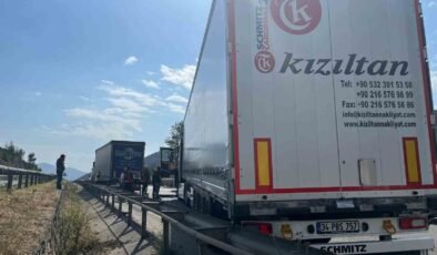 Bilecik’te iki tır çarpıştı: 1 yaralı