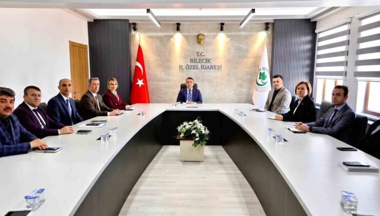 Bilecik’te İl Özel İdaresi çalışmaları değerlendirildi