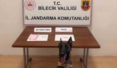 Durdurulan araçta uyuşturucu çıktı