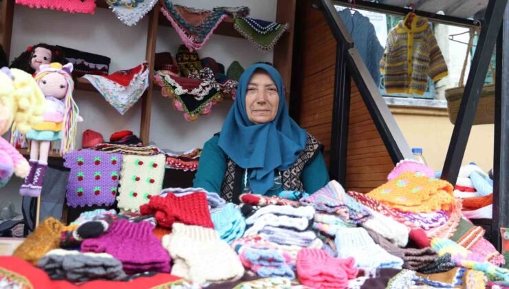 Eskişehir’de geleneksel el sanatları ev hanımlarının elinde hayat buluyor