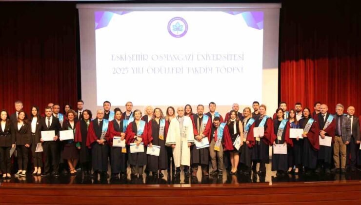 ESOGÜ 2025 yılı ödülleri sahiplerini buldu