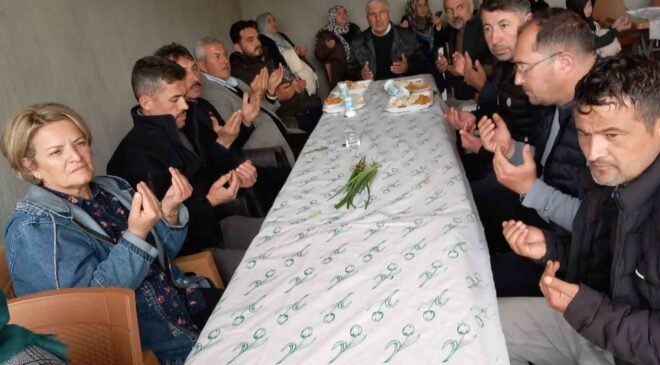 Gedikevi köyünde yağmur ve şükür duası yapıldı