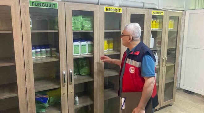 Gediz’de bitki koruma ürünleri bayilerine yönelik denetim