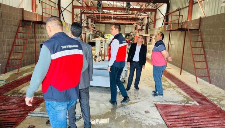Gediz’de geçici kurban kesim yerlerinde denetim